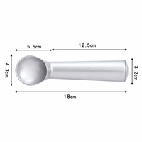Aluminum Alloy Ice Cream Scoop Fruit Scooper Melon Baller