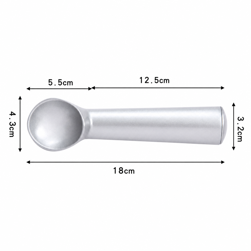 Aluminum Alloy Ice Cream Scoop Fruit Scooper Melon Baller