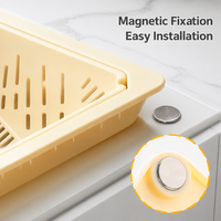 Magnetic Triangle Sink Strainer Basket for Kitchen Drainage