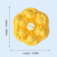 Cute Cat Paw Silicone Cake Mold for Baking and Steamed Desserts