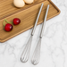 25.7cm Stainless Steel Mini Whisk for Eggs Coffee and Baking