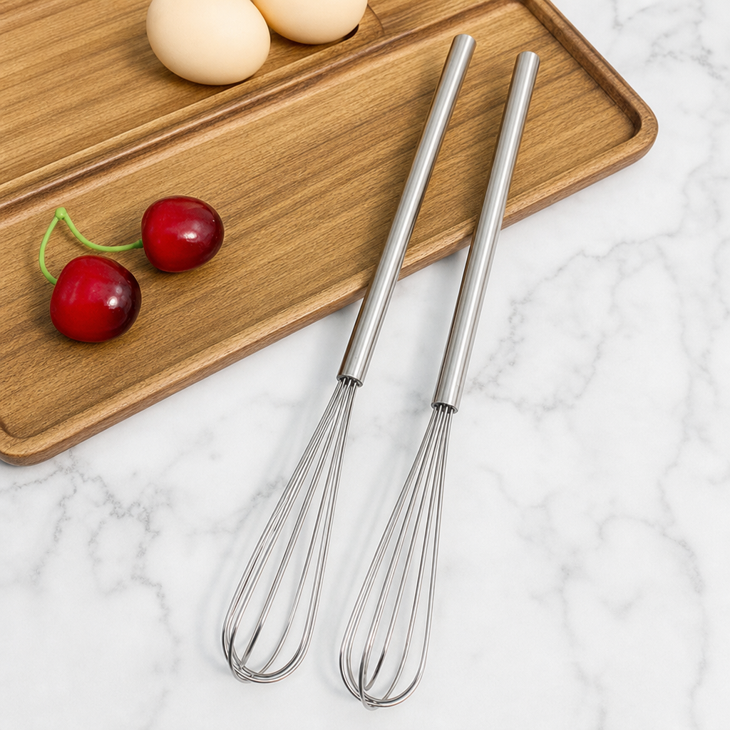 25.7cm Stainless Steel Mini Whisk for Eggs Coffee and Baking