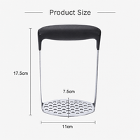 Stainless Steel Potato Masher with Non-Slip Handle