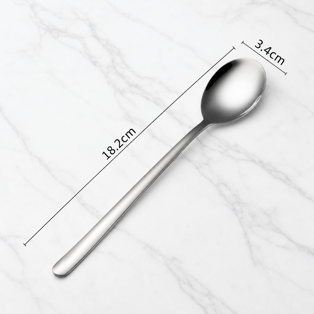 Long Handle Stainless Steel Soup Spoon