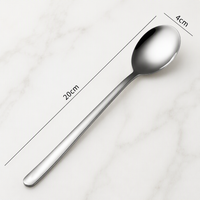 Long Handle Stainless Steel Soup Spoon