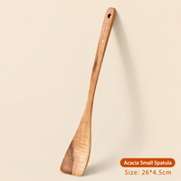 Natural Wooden Cooking Spatula for Nonstick Pans and Frying