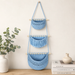 3 Tier Hanging Woven Storage Basket for Kitchen Fruits and Vegetables