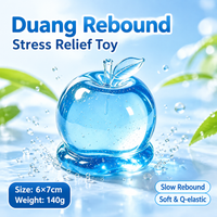 Cute Apple Shaped Slow Rebound Squishy Toy Soft Sensory Stress Relief Squeeze Toy