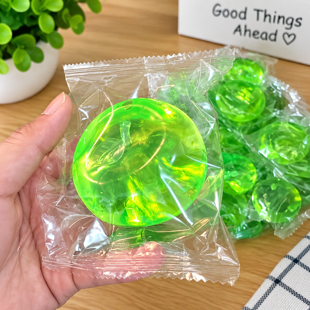Cute Apple Shaped Slow Rebound Squishy Toy Soft Sensory Stress Relief Squeeze Toy