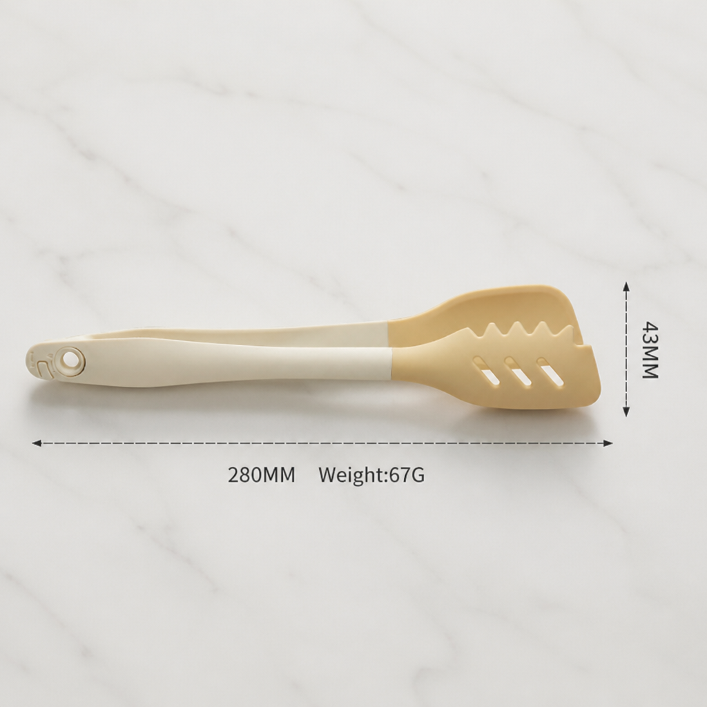 Silicone Kitchen Food Tongs Detachable Heat Resistant Cooking and Serving Tongs
