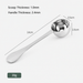 Long Handle Stainless Steel Coffee Measuring Spoon, Single Head Coffee Scoop