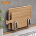 Wall Mounted Pot Lid Holder No Drill Kitchen Organizer