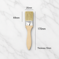 Wooden Handle Paint Brush Industrial Marine Coating Brush