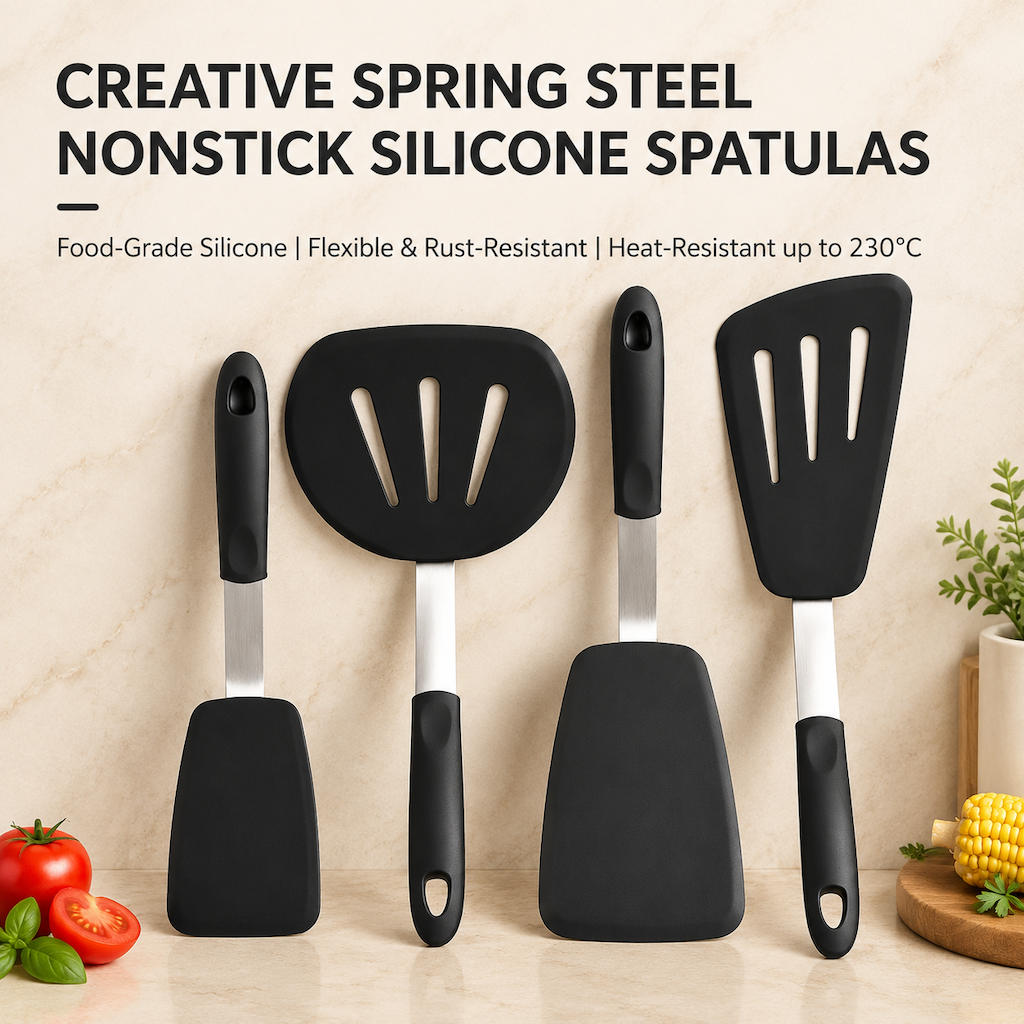 Flexible Silicone Cooking Spatula Nonstick Kitchen Turner