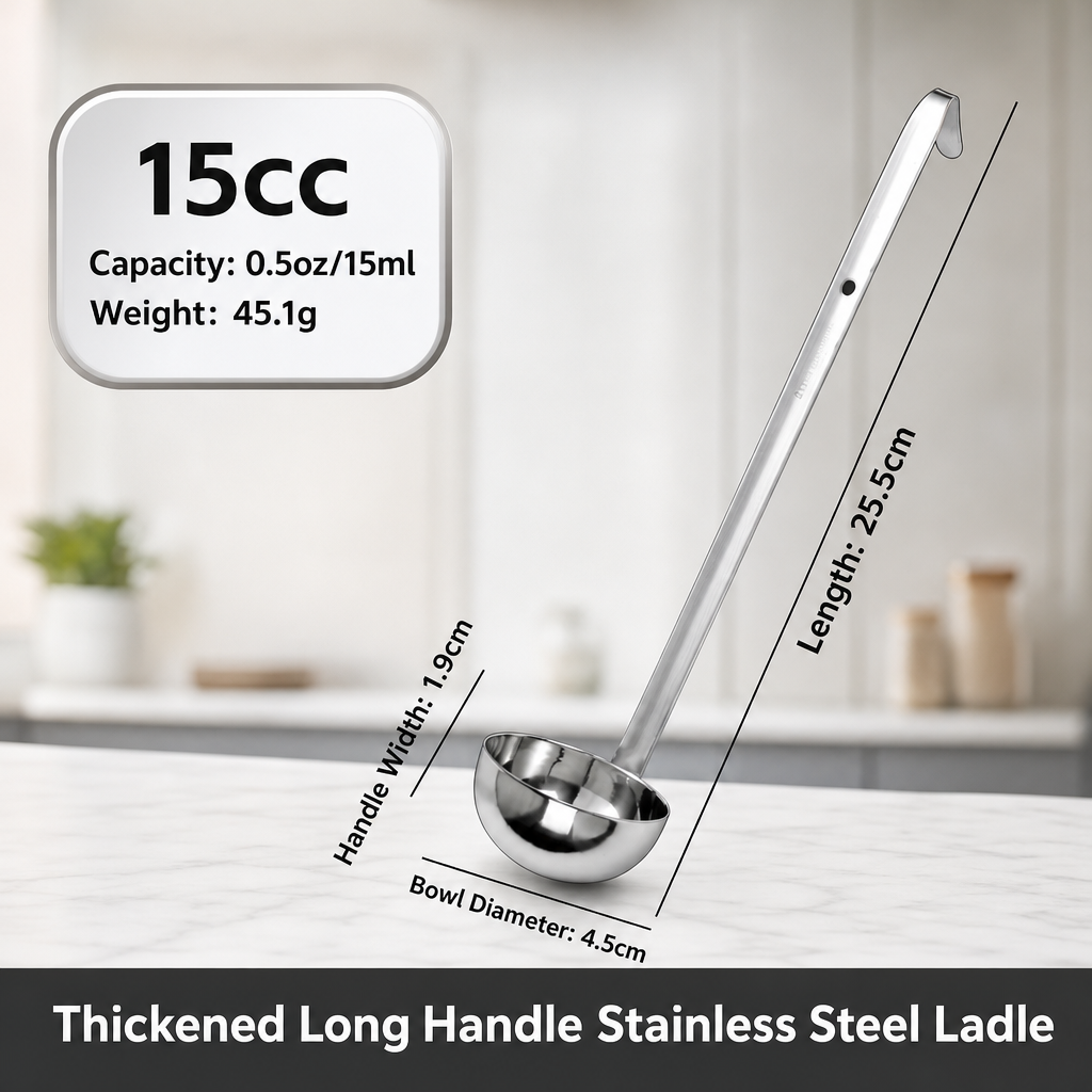 Stainless Steel Long Handle Measuring Spoon