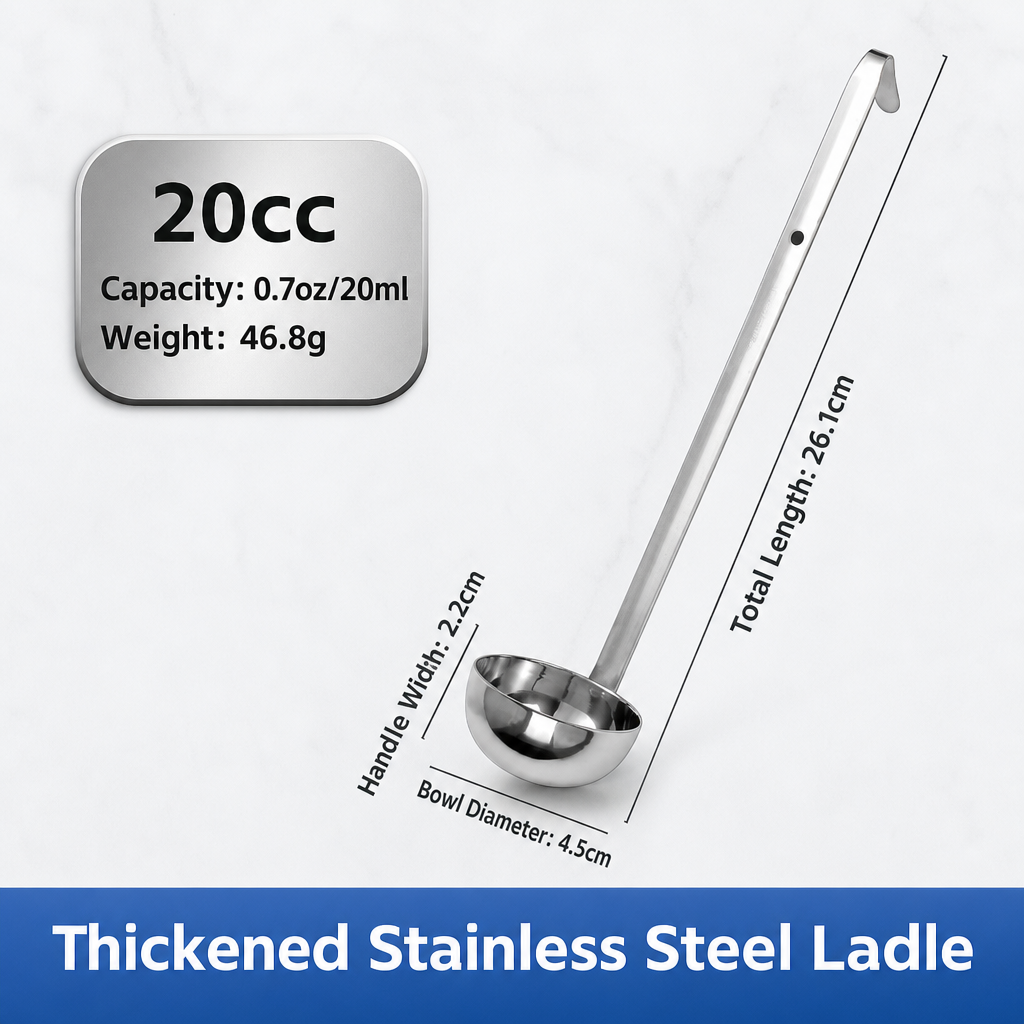 Stainless Steel Long Handle Measuring Spoon