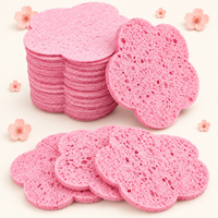 Flower Shaped Cellulose Kitchen Sponges for Dishwashing and Cleaning