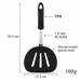 Silicone Slotted Spatula with Stainless Steel Handle for Cooking