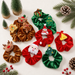 Christmas Bear Plush Hair Scrunchie Festive Hair Accessories