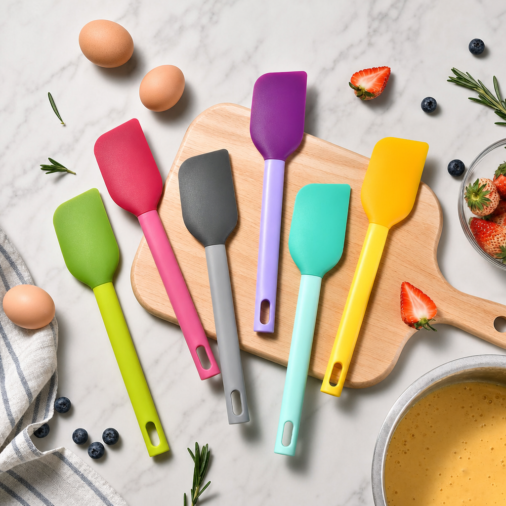 Colorful Detachable Silicone Baking Spatula