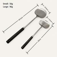 Stainless Steel Mushroom Spatula with Walnut Wood Handle
