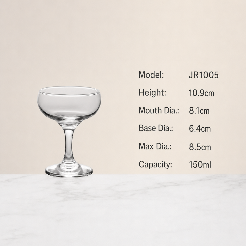 Unbreakable Coupe Cocktail Glass