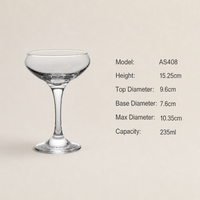 Unbreakable Coupe Cocktail Glass