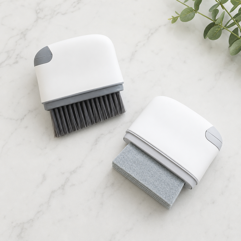 Window Groove Cleaning Brush, Multi Functional Crevice Scrubber and Dust Remover