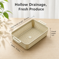 Kitchen Pantry Organizer Bin, Household Bathroom Countertop Storage Container