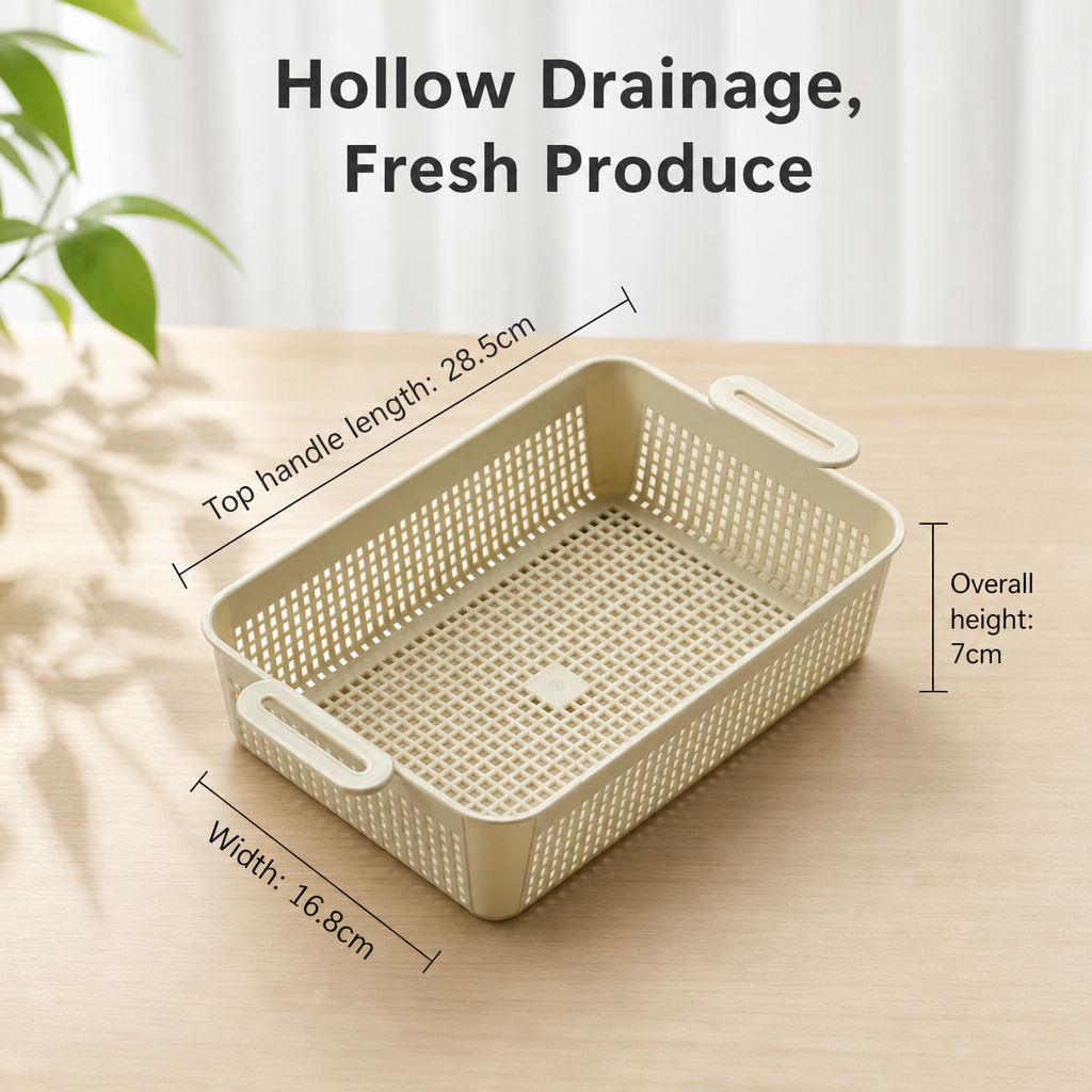 Kitchen Pantry Organizer Bin, Household Bathroom Countertop Storage Container
