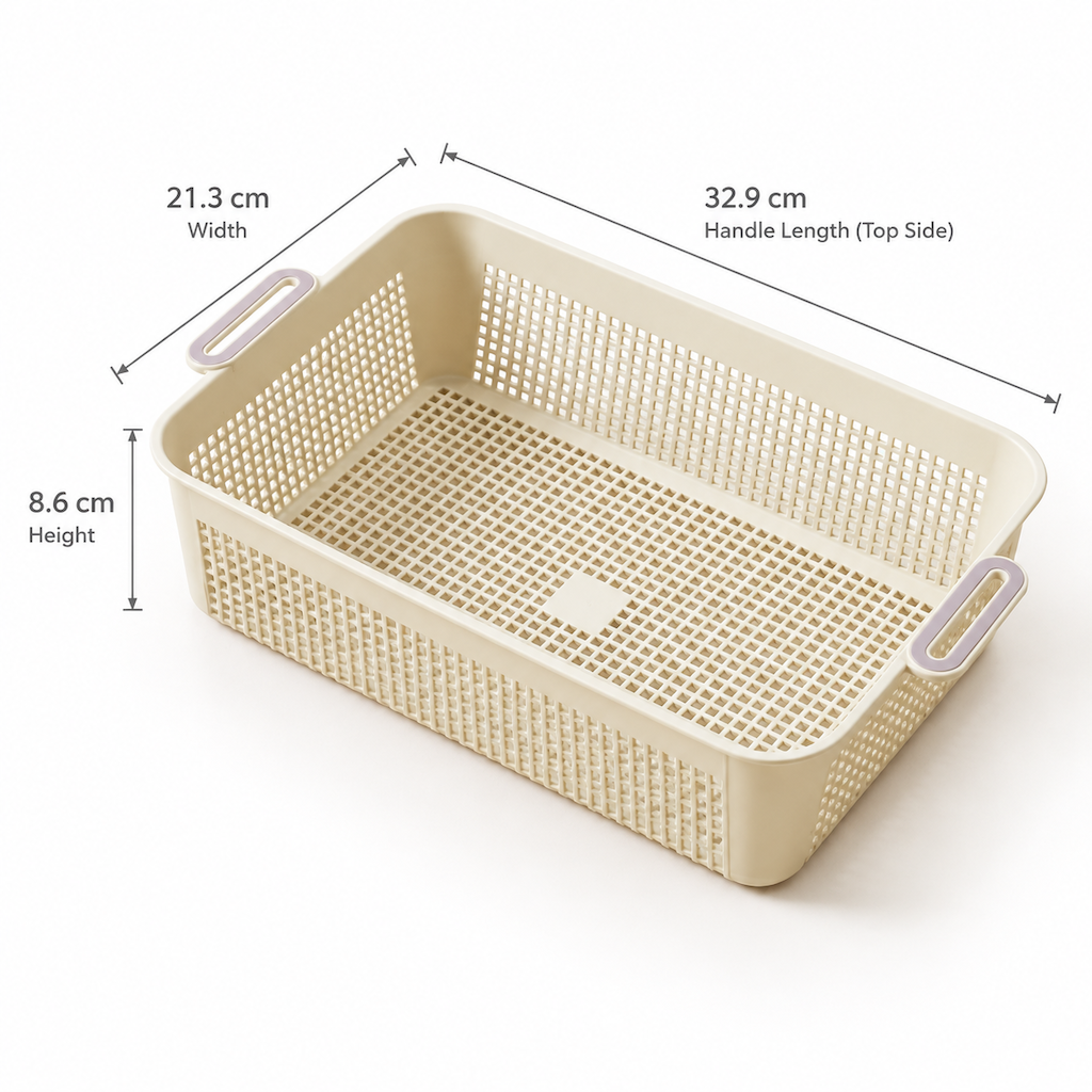Kitchen Pantry Organizer Bin, Household Bathroom Countertop Storage Container