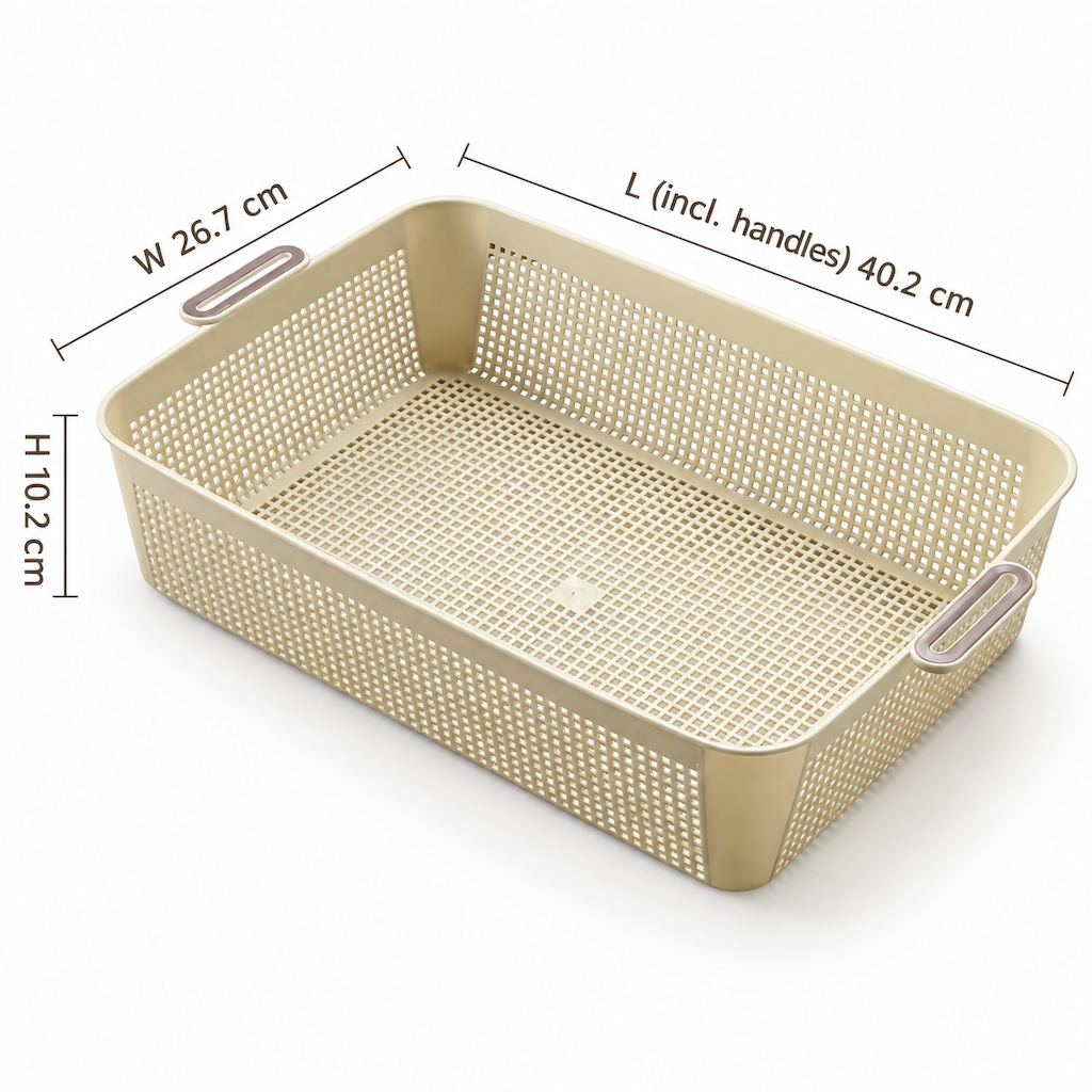 Kitchen Pantry Organizer Bin, Household Bathroom Countertop Storage Container