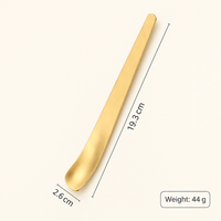 Stainless Steel Ice Cream Spoon, Long Handle Dessert Spoon