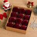 Christmas Velvet Ball Ornament Plush Holiday Tree Decoration