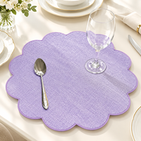 Scalloped Fabric Dining Placemat