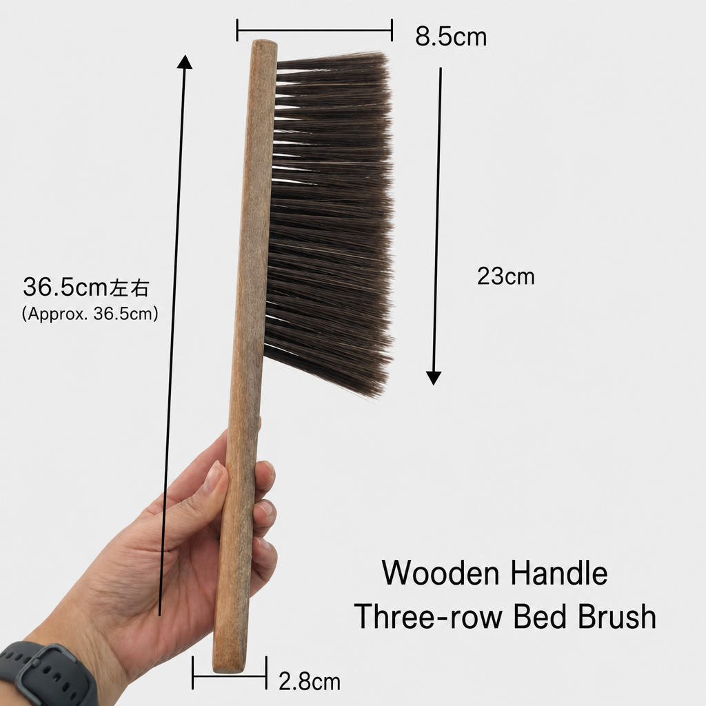 Long Handle Sofa Cleaning Brush Soft Bristle Dust Remover for Bed Mattress Carpet and Upholstery