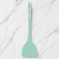 Heat Resistant Silicone Cooking Spatula Long Handle Nonstick Wok Turner