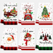 Christmas Microfiber Kitchen Dish Towel 40x60cm Soft Absorbent Holiday Tea Towel