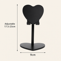 Heart Shaped Adjustable Phone Stand Cute Desktop Mobile Phone Holder