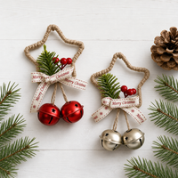15cm Plush Christmas Bell Ornament