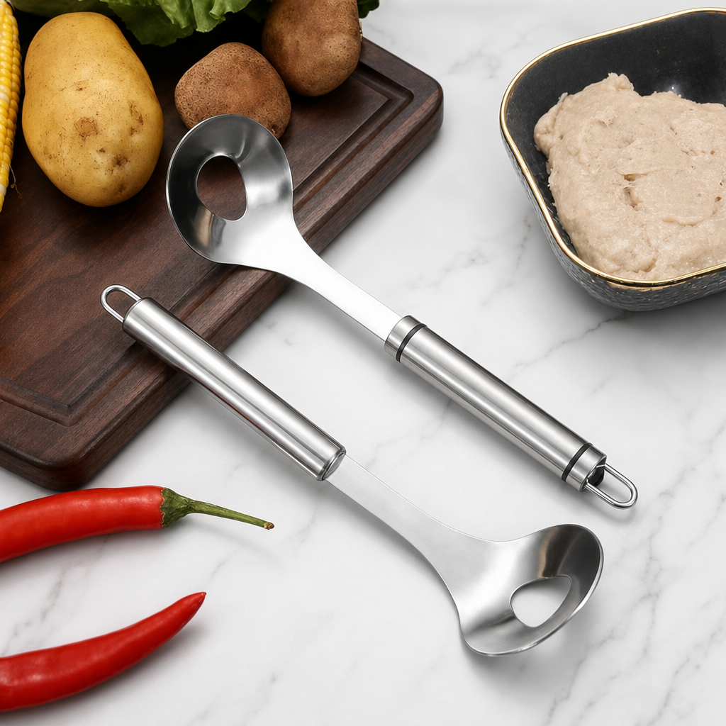 304 Stainless Steel Meatball Maker Spoon Manual Press Meatball Scoop Kitchen Cooking Tool