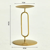 Romantic Decorative Candleholder, Iron Craft