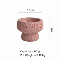 Minimalist Ceramic Candle Cup, Scented Candle Holder, Decorative Home Accent