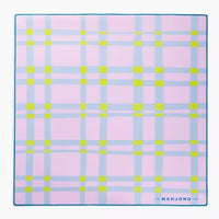 Plaid Mahjong Table Mat – Soft Square Game Mat for Mahjong Table Setup, Home Entertainment & Family Gatherings