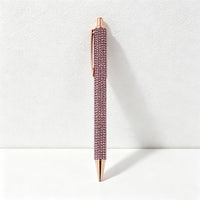 Bling Bling Rhinestone Retractable Ballpoint Pen – Luxury Metal Gift Pen for Office, School & Wedding