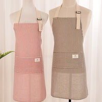 Cotton Linen Lightweight Kitchen Apron