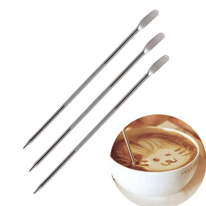 Stainless Steel Coffee Latte Art Pen