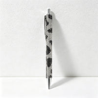 Bling Bling Rhinestone Retractable Ballpoint Pen – Luxury Metal Gift Pen for Office, School & Wedding