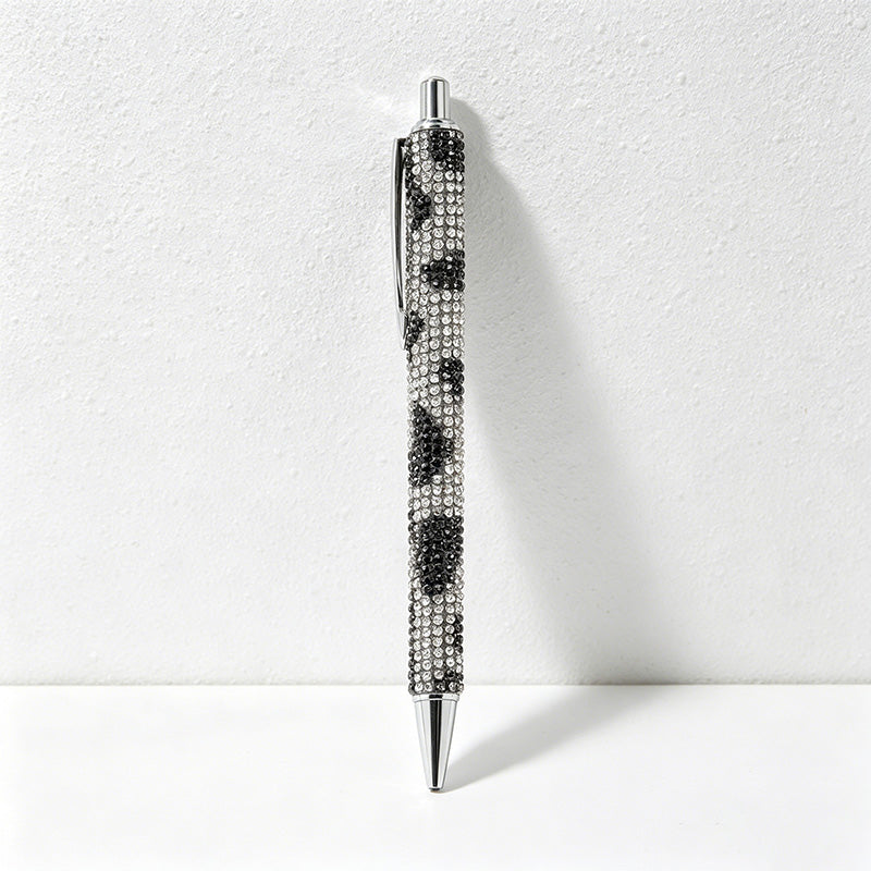 Bling Bling Rhinestone Retractable Ballpoint Pen – Luxury Metal Gift Pen for Office, School & Wedding
