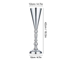 Floral Stand Metal Candleholder Decor, Iron Home Accent